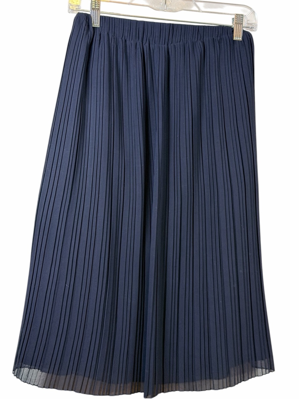 Black Pleated Midi Skirt - Classic Women's Skirt